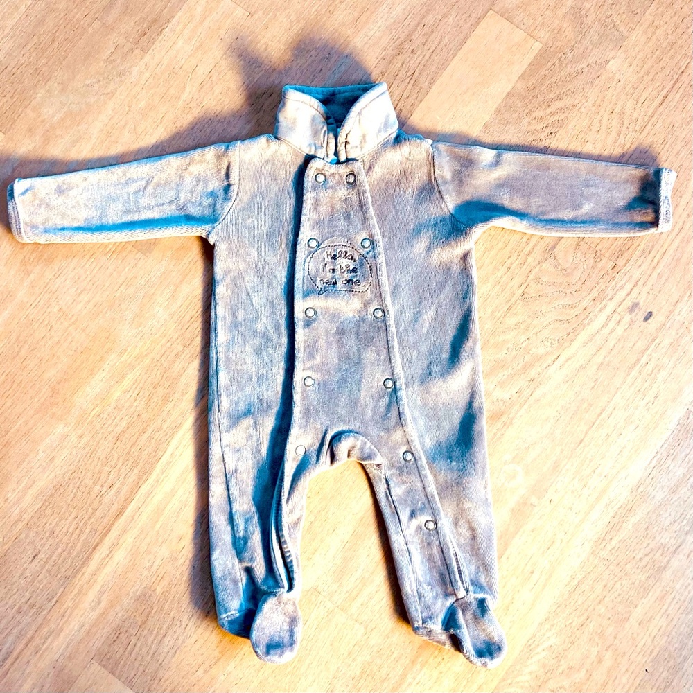 Newborn Cotton Footed Coverall Sleepsuit